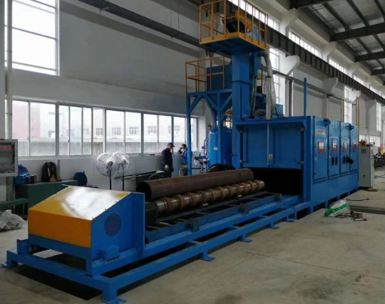 贵州喷砂机在管道除锈中的现场施工应用