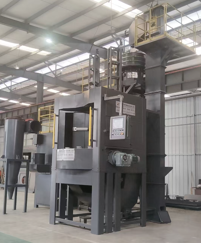 贵州转盘式喷砂机 提升圆形工件处理效率